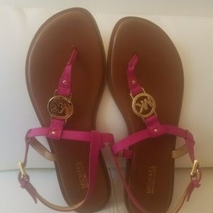 Michael Kors MK Plate thong women's sandals